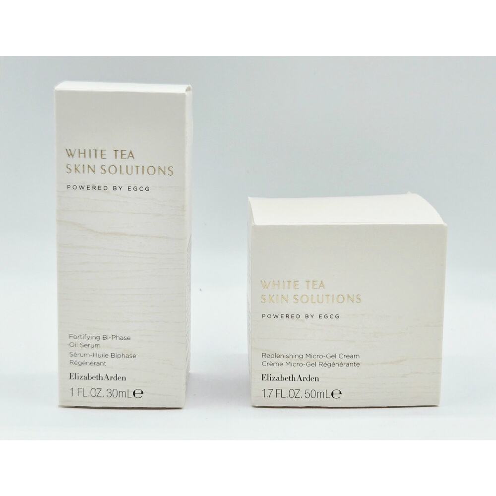 Elizabeth Arden White Tea Skin Solutions Bi-Phase Oil Serum & Micro-Gel Cream